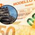 Delle banconote da 50 euro su un modello 730 e in evidenza un palazzo nuovo
