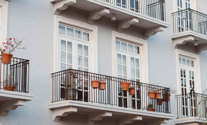 Balcone di un palazzo signorile