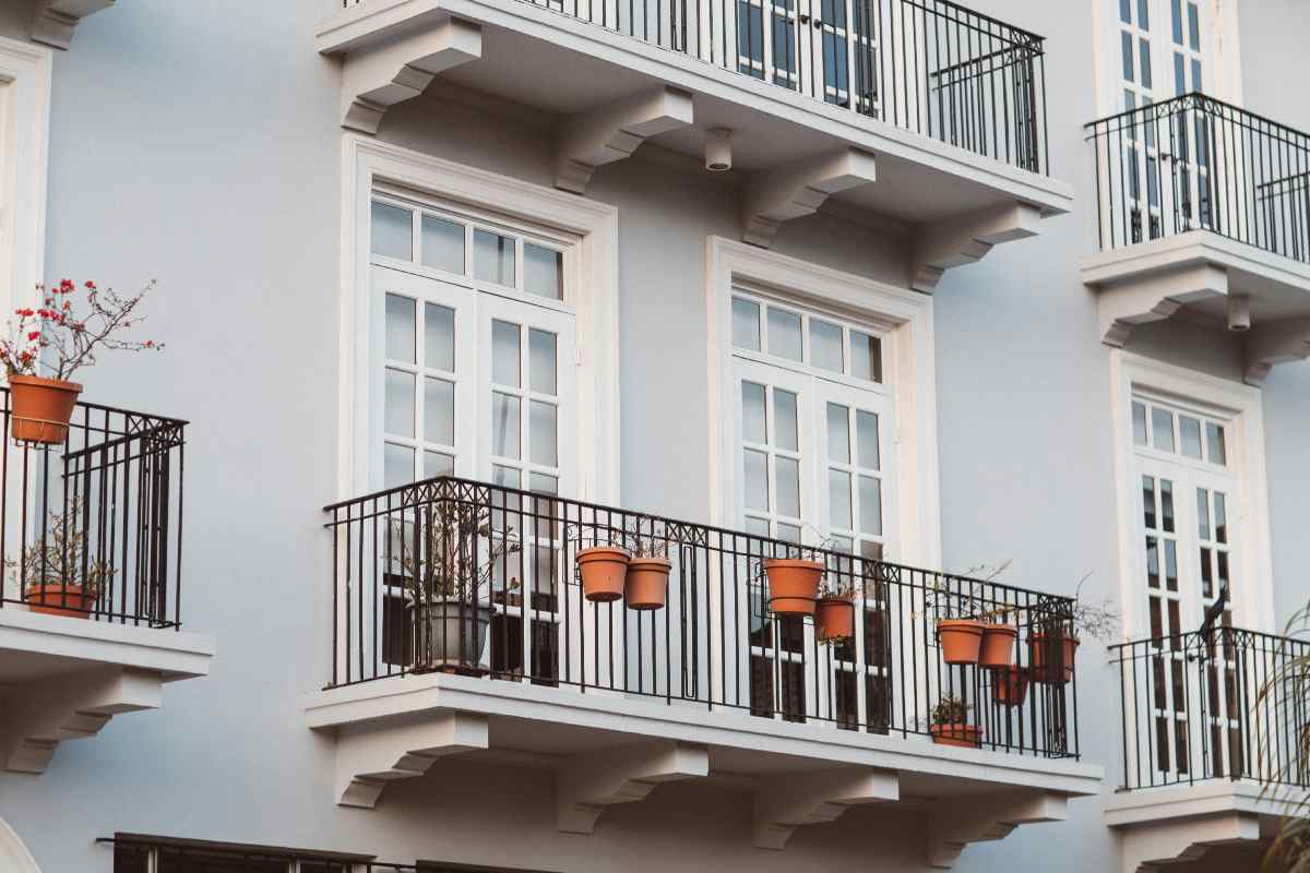 Balcone di un palazzo signorile