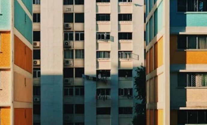 Un palazzo popolare in Italia