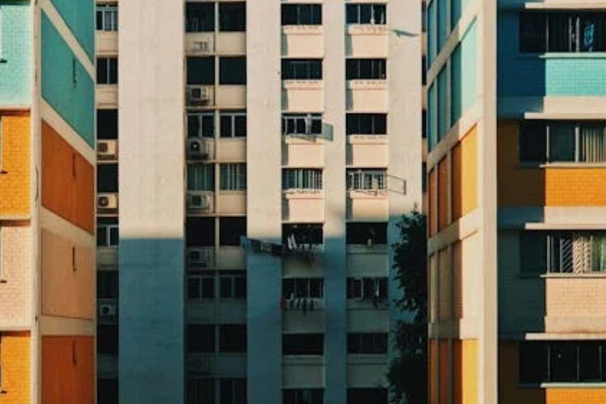 Un palazzo popolare in Italia